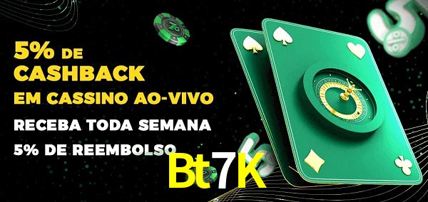 Promoções do cassino ao Vivo Bt7K